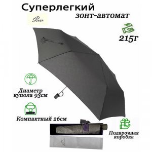 Мини-зонт , черный, серый Sponsa. Цвет: серый