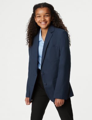 Школьный пиджак для девочек (9–16 лет) , темно-синий Marks & Spencer