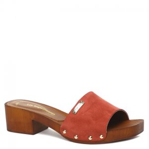 Женская обувь Les Tropeziennes. Цвет: красно-оранжевый