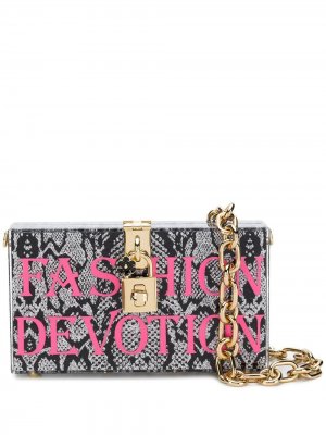 Fashion Devotion box clutch Dolce & Gabbana. Цвет: черный