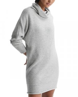 Платье-свитер с воротником-хомутом Sami REISS, цвет Gray Reiss