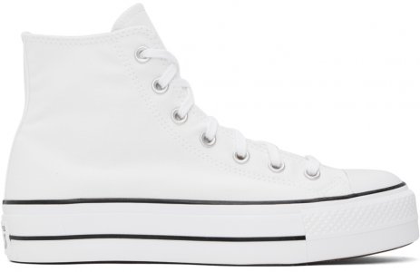 Белые кроссовки на платформе Chuck Taylor All Star Converse
