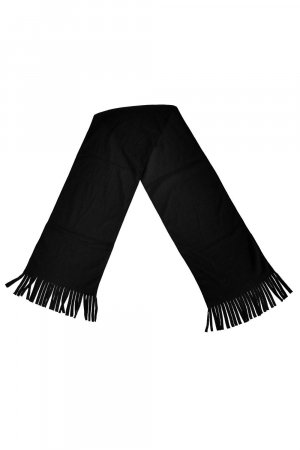 Зимний флисовый шарф с кисточками Active , черный Result