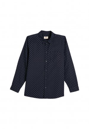 Рубашка POCKET DETAIL LONG SLEEVE CLASSIC NECK , цвет navy Koton