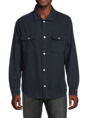 Стираная джинсовая рубашка , темно-синий Frame
