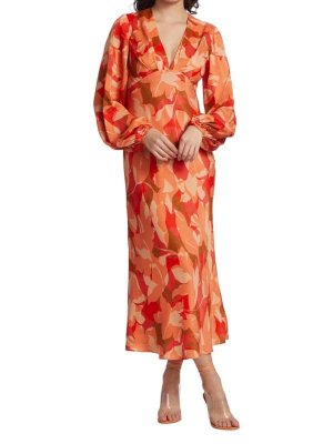 Платье макси ashland с цветочным принтом Red Acler