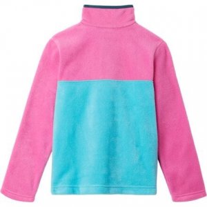 Флисовый пуловер Steens Mountain на кнопке 1/4 — для малышей , цвет Geyser/Pink Ice Columbia