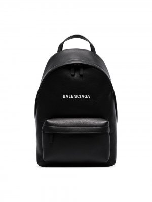 Рюкзак с логотипом Balenciaga. Цвет: черный