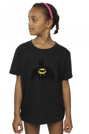 Хлопковая футболка с раскраской «Бэтмен Тень» , черный DC Comics