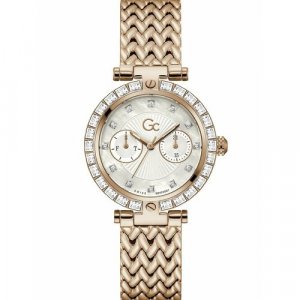 Наручные часы Z21009L1MF, золотой, розовый Gc. Цвет: золотистый/розовый