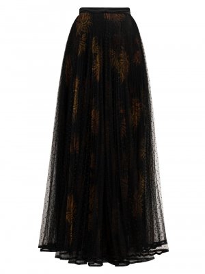 Многослойная длинная юбка из тюля Dahlia , черный Etro