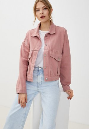Куртка джинсовая Dorogobogato. Цвет: розовый