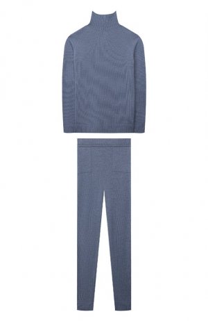 Шерстяной костюм Wool&Cotton. Цвет: синий