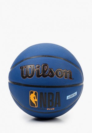 Мяч баскетбольный Wilson NBA FORGE PLUS. Цвет: синий