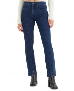 Женские прямые джинсы 314 Shaping со швами средней посадкой Levi's, синий Levi's