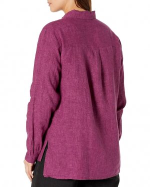 Рубашка Petite Classic Collar Shirt, цвет Raspberry Eileen Fisher