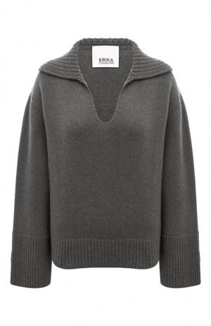 Кашемировый свитер Erika Cavallini. Цвет: серый