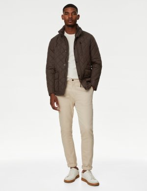 Стеганая куртка в стиле милитари и Stormwear , коричневый Marks & Spencer