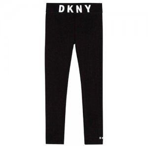 Брюки , размер 164, черный DKNY. Цвет: черный
