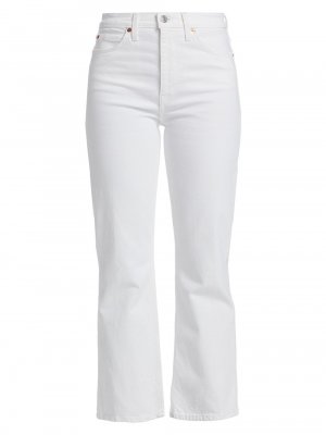 Укороченные джинсы 70-х с завышенной талией , белый Re/done