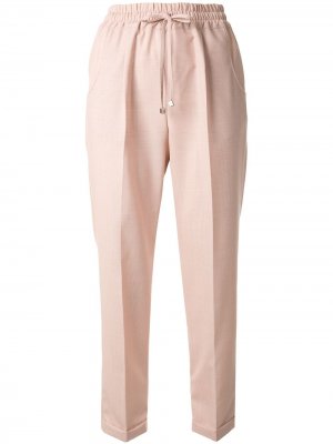 Укороченные спортивные брюки Kiton. Цвет: розовый