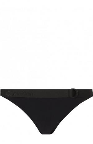 Однотонные плавки-бикини Calvin Klein Underwear. Цвет: черный