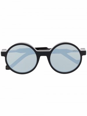 Солнцезащитные очки WL0000 в круглой оправе VAVA Eyewear. Цвет: черный