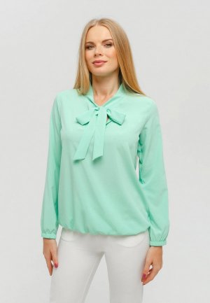 Блуза Текстиль Хаус. Цвет: зеленый