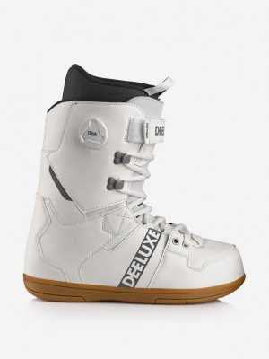 Сноубордические ботинки D.N.A., Белый Deeluxe. Цвет: белый