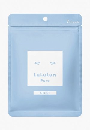 Маска для лица LuLuLun “Глубокое Увлажнение Обезвоженной Кожи” Face Mask Pure Moist Blue 7