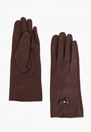 Перчатки Flioraj. Цвет: коричневый