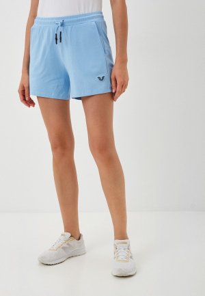 Шорты спортивные Bilcee Womens Print Detailed Shorts. Цвет: голубой