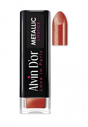 Помада Alvin Dor D'or Metallic Lipstick Тон 14. Цвет: красный
