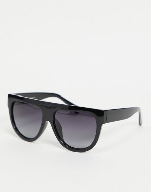 Черные массивные солнцезащитные очки Norena-Черный Pilgrim
