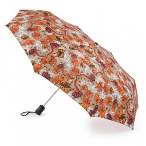 Зонт , оранжевый, мультиколор FULTON. Цвет: оранжевый/микс