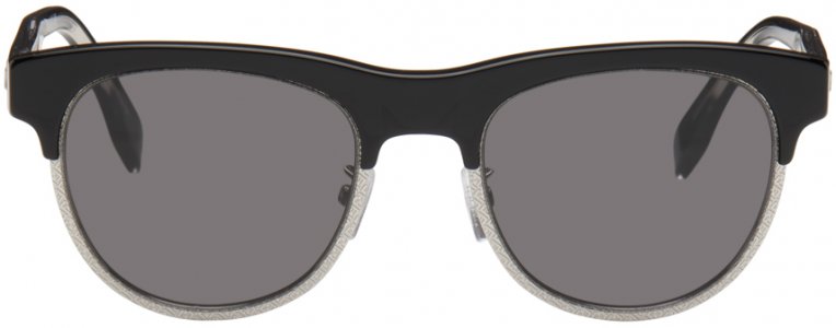Черные солнцезащитные очки для путешествий Fendi