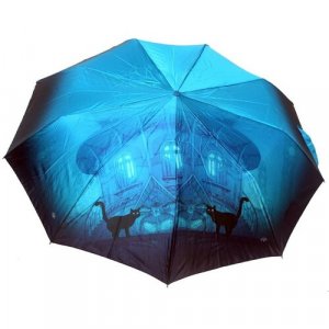 Зонт голубой Universal. Цвет: голубой