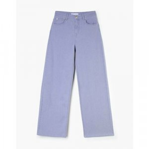 Джинсы широкие , размер 50/170, фиолетовый Gloria Jeans. Цвет: фиолетовый