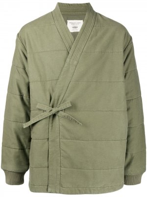 Рубашка-кимоно Maharishi. Цвет: зеленый