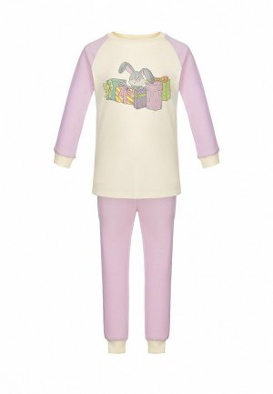 Пижама Lisa&Leo Подарки для зайчика. Цвет: разноцветный