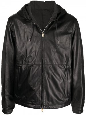 Куртка с капюшоном Dunhill. Цвет: черный