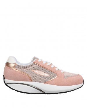Женские кожаные кроссовки на шнурках розового цвета Mbt, розовый MBT