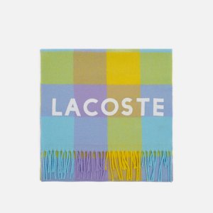 Шарф Colored Check Wool Lacoste Live. Цвет: комбинированный