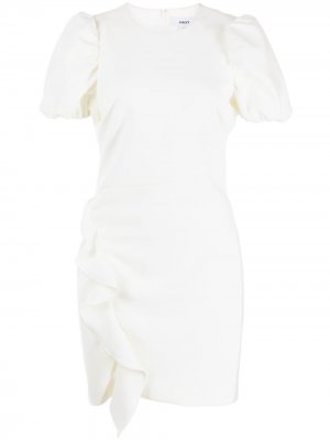 Платье мини Malta с оборками Likely. Цвет: белый