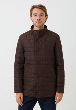 Куртка утепленная Bazioni. Цвет: коричневый