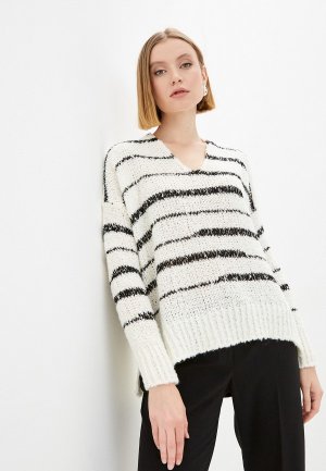 Пуловер Sisley. Цвет: белый