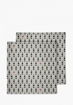 Комплект наволочек декоративных Унисон на молнии 2 шт. 45х45. Цвет: бежевый