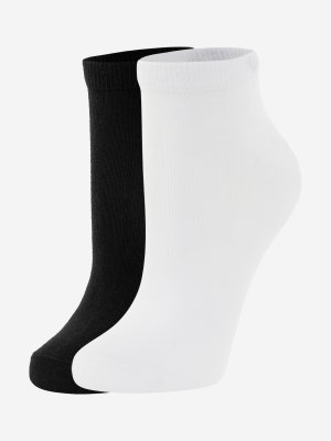 Носки детские , 2 пары, Черный, размер 25-27 Demix. Цвет: черный