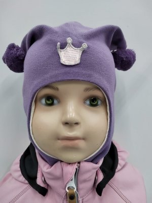 Детская шапка , фиолетовый Kivat