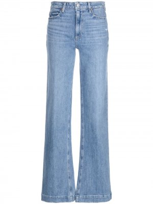 Расклешенные джинсы Leenah PAIGE. Цвет: синий